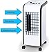 Produktbild 3 in 1 Air Cooler / Mobiles Klimagerät Ventilator Standventilator Luftkühler Windmaschine- Kühlung, Luftreinigung und Luftbefeuchtung (150 Watt, 4 Liter Wassertank, Energiesparend & Leise, ohne abluftschlauch, Split Funktion) | ohne Timer