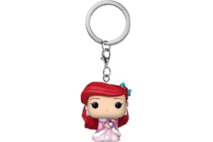 Funko Pop! Keychain: Princess Holiday - Ariel - Disney Princesses - Princesas Disney - Minifigura de Vinilo Coleccionable Llavero Original - Relleno de Calcetines - Idea de Regalo - Minifigura