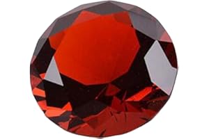 FENGSHUISALE Feng Shui 4 cm Kristall Diamant Regenbogen Glas Perlen Kugelkristall Deko Basteln Geschenk W3808 rot