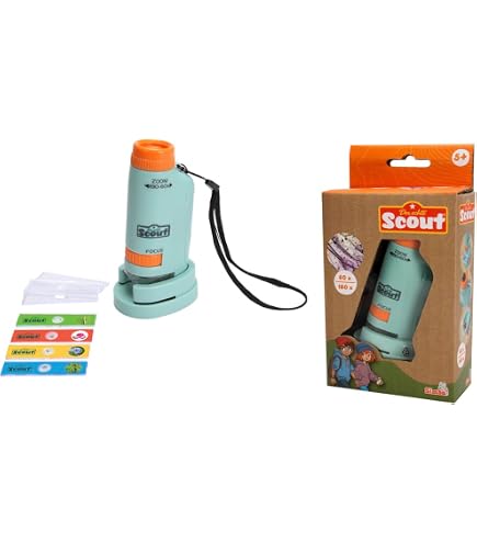 Kit Géodes à Casser Scout Simba – 5 Pierres Cristaux Véritables + Loupe + Lunettes De Protection, Jouet Scientifique Dès 5 Ans