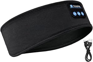 Bluetooth Eye Mask Sömnmask med Bluetooth-hörlurar Stöd Spela musik Samtal Svara för sidosovande Resor Sömnlöshet Avslappning
