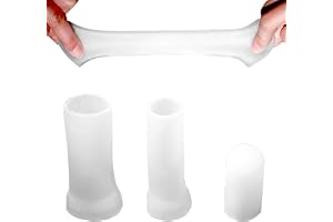 JSSMATE Male Penis Pumps Män Bigger Penis Extender Enlarger Pump Extension Enhancer Penisförstoring Silikon Pumping Glans Protection Cap för Penis Pumps Förstoring (3pcs small silicone tub)