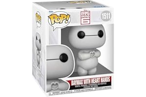 Funko POP! Super: BH6 – Baymax - (Heart Hands) - Big Hero 6 - Collectable Vinyl Figure - Gift Idea - Official Merchandise - Toys for Kids & Adults - Movies Fans - Model Figure for Collectors