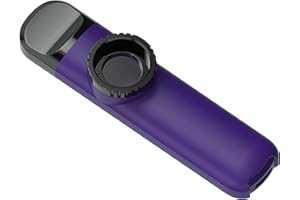 Koldot Easy to Learn Musical Instruments Colorful Kazoos with 4 Replacement Flutes Diaphragms Lanyard (Purple)