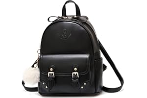 zhongningyifeng Plecak dla kobiet mały śliczny skórzany, mini plecak modny podróżny dla nastolatek