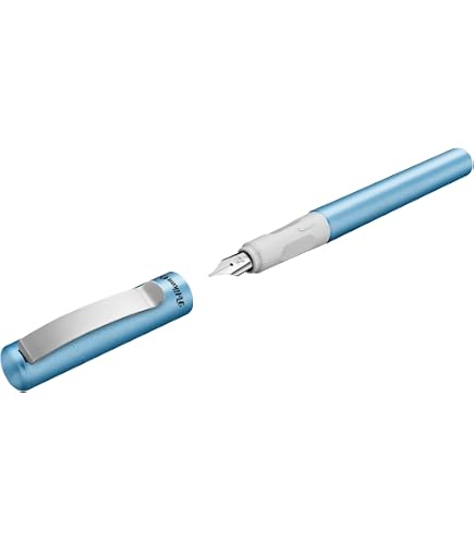 Pelikan Pelikano P480 A Schulfüller In Blau – Mit Soft-Griffzone & Für Kolbentank