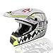 Produktbild Damahou Offroad Männer und Frauen Helm Mode Motorrad Helm Herrenhelm Full Cover Vier Jahreszeiten Helm (51-60 cm) (Farbe : A)