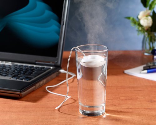 PEARL USB-Mini-Luftbefeuchter & Aroma Diffuser mit Ultraschall-Vernebler - 3