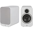 Q ACOUSTICS 3020i Bookshelf Speakers Pair Arctic White - Featuring 2-way Reflex Enclosure Type, 125mm (5") Bass Driver, and 22mm (0.9") Tweeter - Stereo Speakers Hifi/Passive Speakers