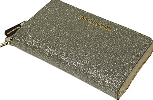 Preisvergleich Produktbild Michael Kors Frauen Geldbörse - Gold glänzend - Damen Portemonnaie