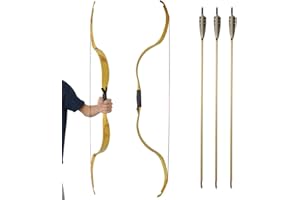 ZSHJGJR Takedown Arco Ricurvo 20lbs Tradizionale Arco di Legno Archi Ricurvi Arc de Chasse Tradizionale Longbow in Legno per la Pratica del Tiro con L'Arco