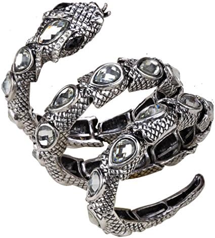 Angel Jewelry Women's Crystal Stretch Snake Bracelet
