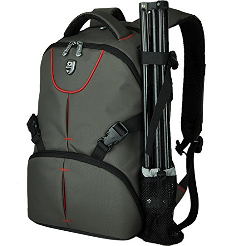 XSY Imperm  able Sac    Dos Photographe Reflex Cam  ra Sac Photo pour Canon Nikon Sony Pentax Arm  e Vert