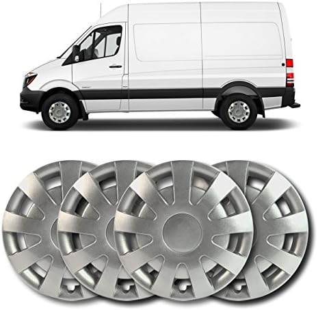 16" MERCEDES SPRINTER / VW CRAFTER / VW T5 WHEEL HUB CAP TRIM SET (4 PIECES) 01/05