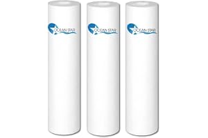 OCEAN STAR TECHNOLOGIES Filter Candle Pp Spun Cartridge Pre Filter 5 Micron Pre Filter 10" Pp Spun Filter All Type Ro Water Purifier In 9 Ltr To 25 Ltr Pcs(10 Inch) Pack Of (3)