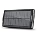 Produktbild Solar Ladegerät, vivostar 20000 mAh Portable Power Bank externe Backup Akku Pack Dual-Ausgang USB (2.1 A) Solar Panel Ladegerät mit LED-Licht für iPhone, Samsung Galaxy, iPad, GoPro Kamera, GPS und mehr