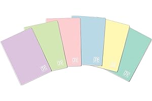 Blasetti - 10 Maxi quaderni One Color PASTELLO con Jolly Page - Quadretti 0Q