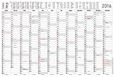 Jahresplaner 2020 - Wandplaner - Plakatkalender (50 x 34) - Ferienübersicht - Arbeitstagezählung by 