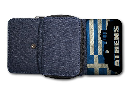 Damen Tasche Geldbörse Portemonnaie Griechenland Athen 4