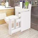 Costway Badschrank Seitenschrank Nischenschrank Standschrank...