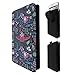 Produktbild 003666 - Owl Forest Fox Flowers Trees Pattern Wiko lenny jerry Tommy freedy u feel fever ridge pulp,rainbow jam lite,win lite Hülle Tasche Etui Pouch Cover- Mit Rausziehlasche