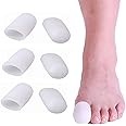 PEDIMEND™ 3 Pairs Big Toe Tubular Dressing Bandage Caps Guard | Nail Off Protectors | Joint Pain Relief | Ingrown Toenail Tubes Sleeves | Callus Cushion Blisters | Bunion Corrector (White)