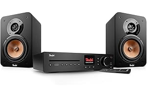 Teufel Ultima 20 KOMBO 3 SE - Chaîne HiFi Stéréo avec Bluetooth et CD, Puissante, LAN, WiFi, Radio Numérique Dab+, USB, Système 3 Voies, Musique, Films, Jeux (Noir)