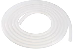 UXCELL sourcing map – Tubo de silicona de calidad alimentaria, de 6 mm x 8 mm, manguera de 2 metros para cerveza, agua y aire