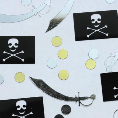 Pirate Party Skull &amp; Crossbones Table Confetti 14g