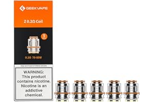 GEEKVAPE Z Replacement Coils 0.2 Ohm - Geekvape Zeus Coils for Z Sub-ohm Tank & Aegis Legend 3 - High Performance Flavor & Vapor, Durable Mesh Design, 70-80W, Black, No Nicotine