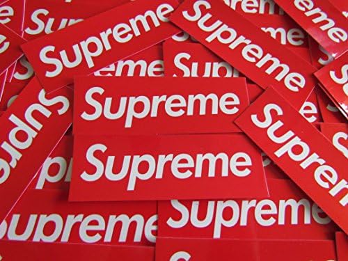 100 Supreme Stickers Car Sticker Waterproof and Oil proof Phone vinyl stickers Backpack Stickers