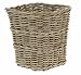 Produktbild Grau quadratisch Rattan Papierkorb