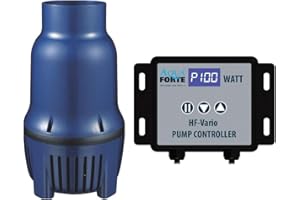 AQUA FORTE AquaForte HighFlow Vario-S 35.000 Teichpumpe, 60-200 Watt, Maximale Fördermenge 35 m3/Stunde, Förderhöhe 4 Meter, regelbar mit externen Controller, Ausgang 110 Millimeter
