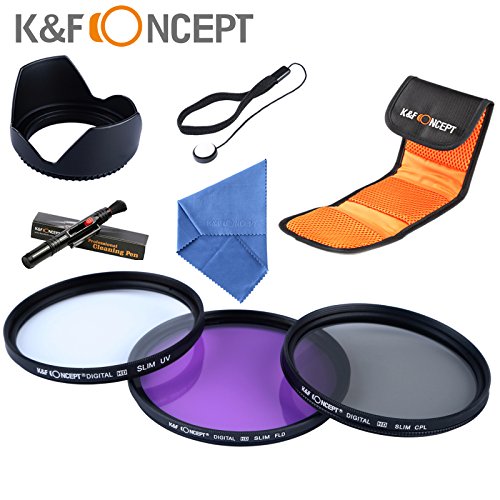 K F Concept 58mm Filtre Photos UV CPL FLD Kit Accessoires Chiffon de Nettoyage Microfibre Pare-soleil Stylo de Nettoyage Bouchon d Objectif Gardien Pochette Sac de Filtre pour Canon Nikon Sony Olympus et les Autres Reflex Num rique avec 58mm Filetage de lentille Filtres Protection UV Filtre Polarisant Circulaire Filtre FLD K F Concept 58mm Filtre Photos UV CPL FLD Kit Accessoires Chiffon de Nettoyage Microfibre Pare-soleil Stylo de Nettoyage Bouchon d Objectif Gardien Pochette Sac de Filtre pour Canon Nikon Sony Olympus et les Autres Reflex Num rique avec 58mm Filetage de lentille Filtres Protection UV Filtre Polarisant Circulaire Filtre FLD