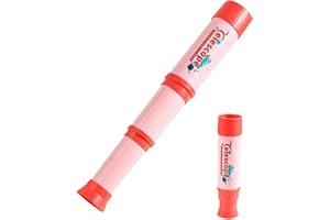 SSKHE Monocular Telescope Toy,Children's handheld telescopes, mini telescopic telescope toys, children's educational science toys, for boys and girls birthday parties Christmas and Easter toys (PINK)
