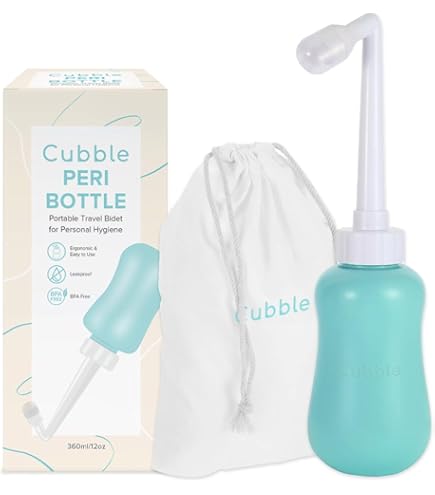 Cynpel Peri Bottle - Portable Travel Bidet For Men Or Women - Labour And Maternity Hospital Bag Essentials - After Birth Recovery Tools For Postpartum Mum - Perineal Spray Bottle - View #10