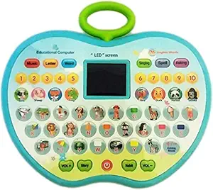 SMARTCHOICE INDIA Educational Computer ABC 123 Learning Kids Laptop with Led Display and Music