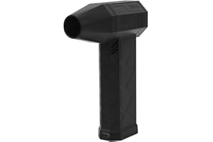 ELPRICO Mini Dmuchawa Jet Dry, 130000 Obr./min Odpylacz Sprężonego Powietrza Dmuchawa Sucha, Akumulatorowa Dmuchawa Strumieniowa do Klawiatury Komputera Samochód na Zewnątrz w Domu