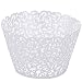 Produktbild 50 Pearly Papier Vine Spitze Cup Cake Wrappers Cupcake Tower Kuchen Dekoration Supplies weiß