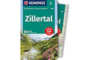 KOMPASS Wanderführer Zillertal: Wanderführer mit Extra-Tourenkarte 1:50.000, 55 Touren, GPX-Daten zum Download