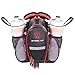 Produktbild ELLANM Fahrradtasche Mountain Bike Hecktasche Rear Seat Bag Kesseltasche Hängende Tasche Klapprad Zubehör, rot