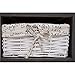Rebecca srl Cabinet Forniture Storage 3 Wicker Baskets Grey White Vintage French style Bathroom House (Cod. 0-3175) ...