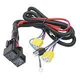 Bajo consumo de energía Pinzhi Faros de halógeno auto H4 Base de fusibles de relé del terminal 12V del arnés de refuerzo 35W