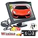 Price comparison product image BW Wireless Car Parking System Kits -- 5 inch HD 800*480 pixels (not 320*240) Car Rearview Monitor + Wireless 7 LEDS IR Night Vision Car Reverse Backup Camera