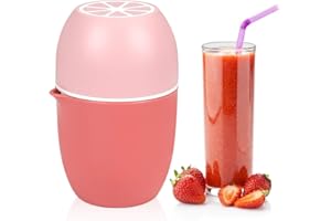 Presse Agrume Manuel Presse Citron, Forme de Citron Presse Fruit Manuel à Double Usage, Pressoir a Fruit pour Citrons/Limes/Oranges/Orange/Pamplemousse - Rose