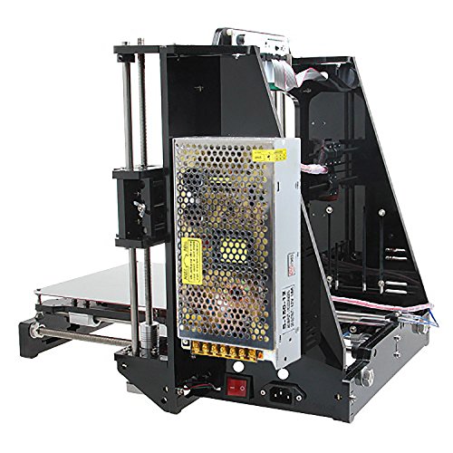 3D Printer,WER Unassembled-3D Printer DIY 3d Printer Full kit for Prusa Mendel I3X piano-black laser-cut acrylic frame - Image 5