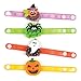 Produktbild Baker Ross Blinkende Armbänder mit Halloween-Motiven ALS lustiges Spielzeug für Kinder zum günstigen Preis – perfekt ALS Kleine Party-Überraschung für Kinder zu Halloween (4 Stück)