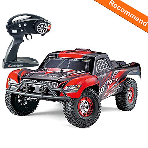 LOCHAS RC Car, High Speed All Terrain Radio Remote Control Full Scale Off Road Race Car, Offroad 2.4Ghz 4WD Rechargeable Monster Truck Model RTR Hobby Car