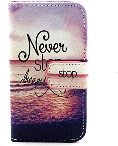 iPhone 4 4S 4G Case, ELECDAY Smart Wallet Design Folding Folio Slim Film, Stand Girls Hybrid Flip Leather Flip Protective Cover, Built-in [Money/ Credit/ ID Card Slot] [#18]