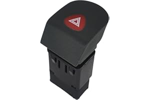 KASTURRBOO Bouton Warning Feux de Détresse pour Kangoo, KASturbo Interrupteur d'avertissement de danger 7700308821